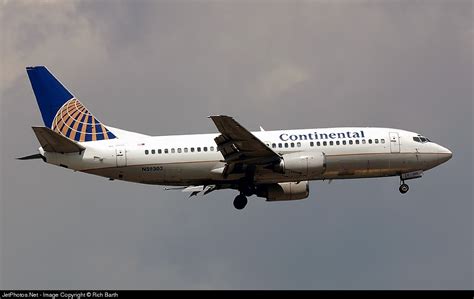 N Boeing T Continental Airlines Rich Barth Jetphotos