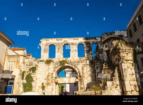 Diocletians Palace Is An Ancient Palace Built By The Roman Emperor
