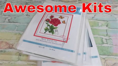 Fgnormal Beautiful Cross Stitch Canvases Review Youtube