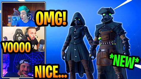 Streamers React To New Plague Doctor Skins Epic Fortnite Funny