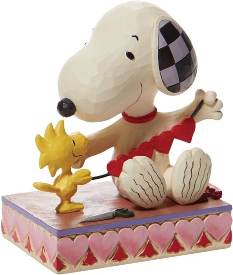 Amazonde Enesco Peanuts By Jim Shore Woodstock Und Snoopy Mit