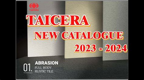 Taicera New Catalogue 2023 2024 High Quality Ceramic Tile Porcelain