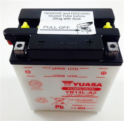 BATTERIA MOTO SCOOTER YUASA 12V 14AH YB14L A2 Sos Battery Vendita