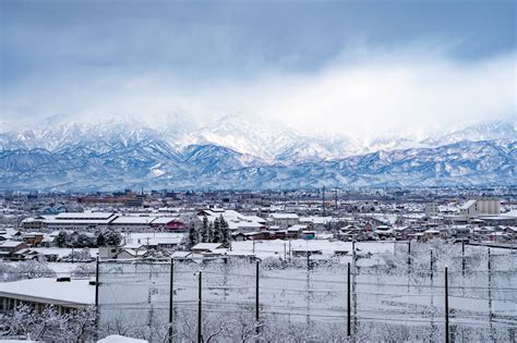 【写真】富山市越中八尾の雪景色2020vr北陸