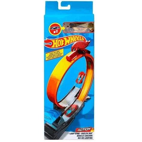 Pista Hot Wheels Track Builder Rei Do Looping Playset Mattel em Promoção na Americanas