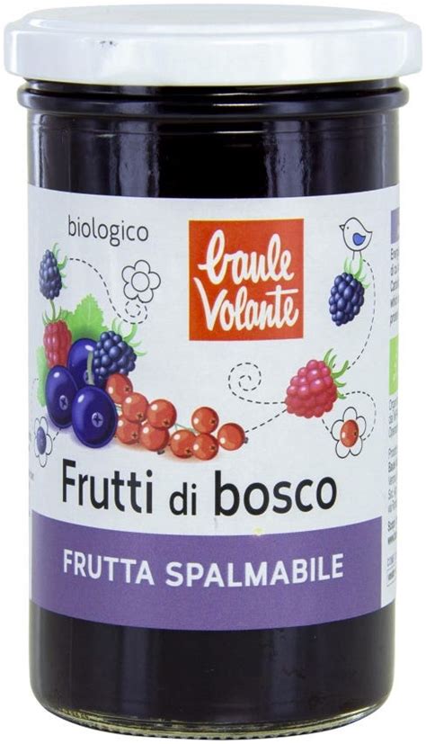 Frutta Spalmabile Frutti Di Bosco BAULE VOLANTE Agricoltura Biologica