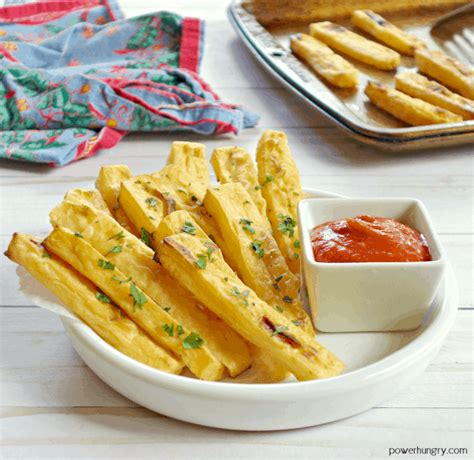 Chickpea Flour French Fries {Panisses} -Vegan, Grain-Free | power hungry