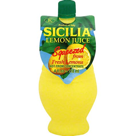 Fresh Lemon Juice Plastic Squeeze Bottle Citrus Dagostino