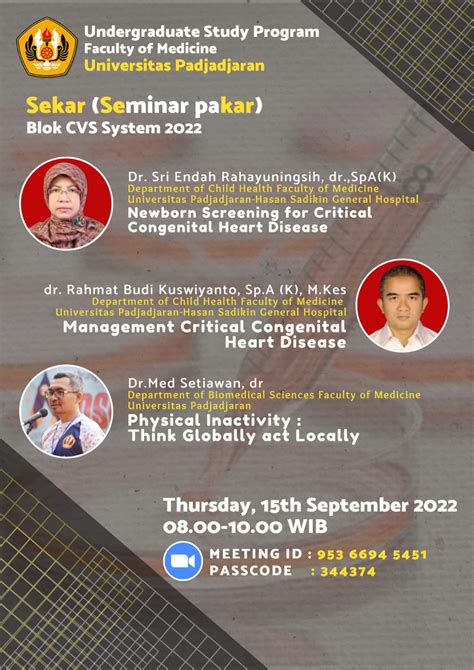 Seminar Pakar Blok Cardiovascular System Fk Unpad Official Site