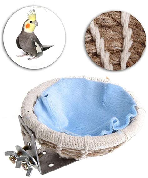 Buy Handmade Cotton Rope Bird Nest Breeding Nest Hatch House Cage For Budgie Parakeet Cockatiel