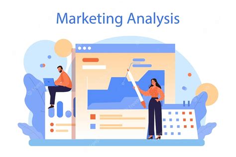 Premium Vector Marketing Analysis Concept Market Research And Data