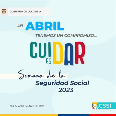 Semana De La Seguridad Social 2023 Salud Pandp