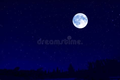 Moon landscape stock image. Image of forests, glowing - 3278083