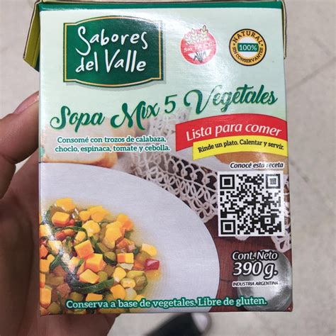 Sabores Del Valle Sopa Mix 5 Vegetales Reviews Abillion