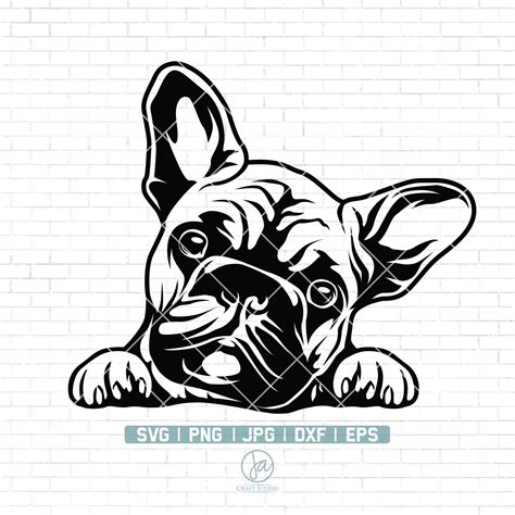 French Bulldog Svg Frenchie Svg Funny Dog Clipart Pet Etsy