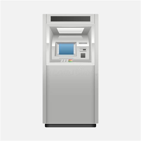 Atm Machine Front View Stock Illustrations 78 Atm Machine Front View