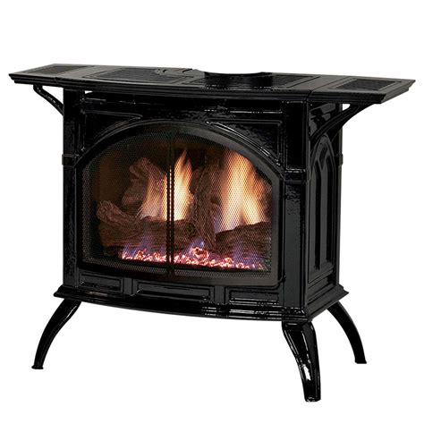 White Mountain Hearth DVP30CC70BP Direct Vent 30 Inch Cast Iron Stove