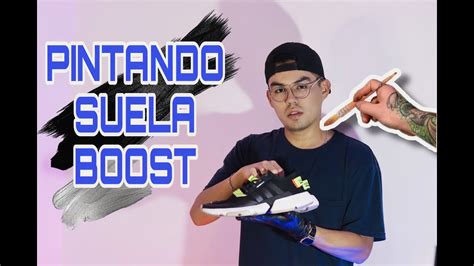 Como Pintar Tenis Suela Boost Youtube