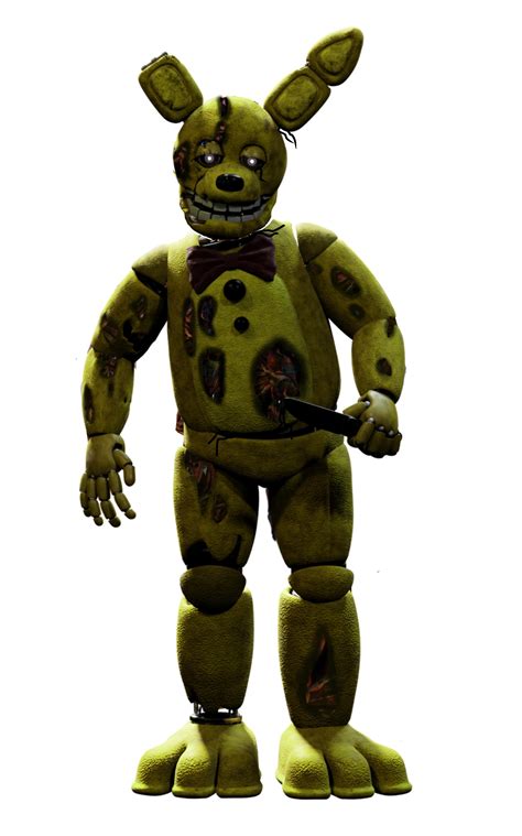 Fnaf movie 2 springtrap concept remastered and freddy concept : r ...