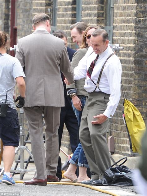 Tom Hardy Cuts A Dapper Figure On The Set Of Legend With David Thewlis And Christopher Eccleston