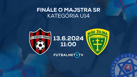 Finále O Majstra Sr U14 2023 2024 Fc Spartak Trnava MŠk Žilina