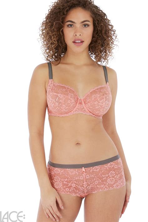 Freya Lingerie Offbeat Short ROSEHIP Lace Lingerie