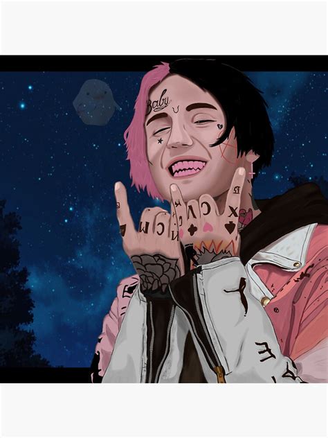 Lil Peep Sticker For Sale By Ivo99 Redbubble