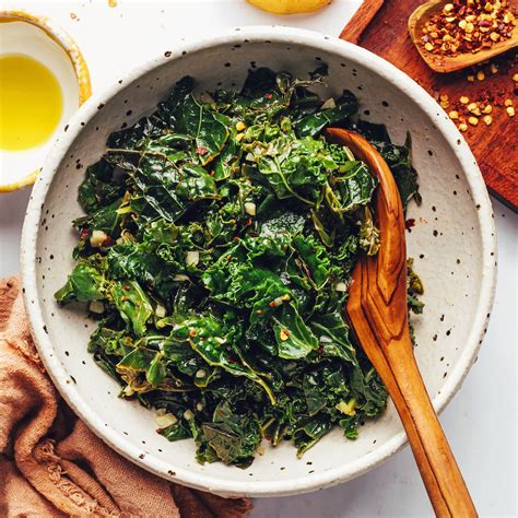 Garlicky Sautéed Greens Minimalist Baker Recipes