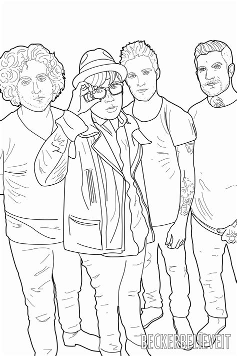 Twenty One Pilots Coloring Pages