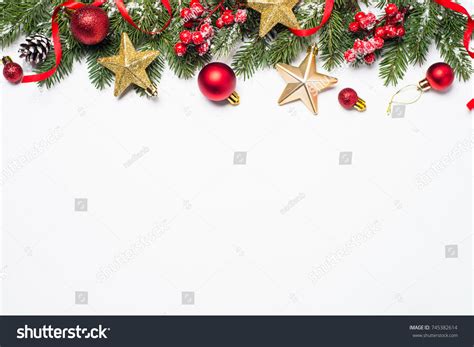 Christmas Background Snow Fir Tree Branch Foto De Stock Editar Ahora