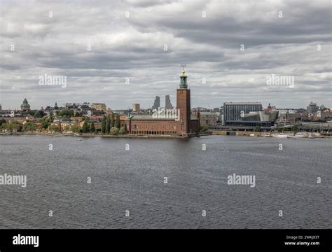 Stockholm Skyline With City Hall Stadshuset By Ragnar Östberg In New