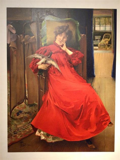 Fernand Toussaint Large Lithograph Of Woman Catawiki