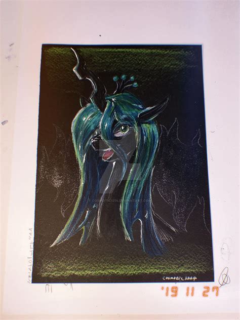 MLP Queen Chrysalis Fan Art Illustration by cosmotic1214 on DeviantArt