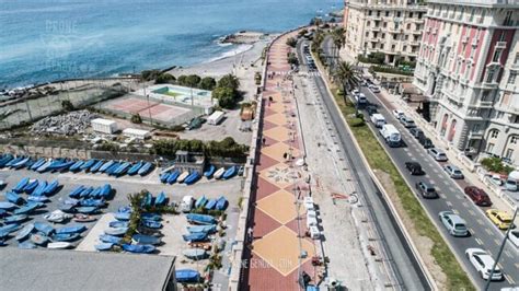 Drone Genova Lancia Video Su Realizzazione Pista Ciclabile Di Corso