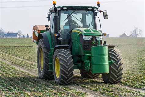 Fotografia ciągnik John Deere 6140R Amazone ZAM 1201 03 03 2018 id