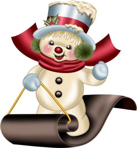 Hiver Tube Bonhomme De Neige Snowman Png Page 49