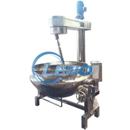 Automatic Tilting Jacketed Kettle Gas Jacketed Cooking Wok Planetary