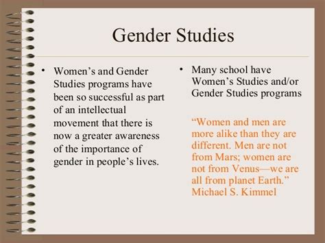 Introduction To Womens And Gender Studies Lecture