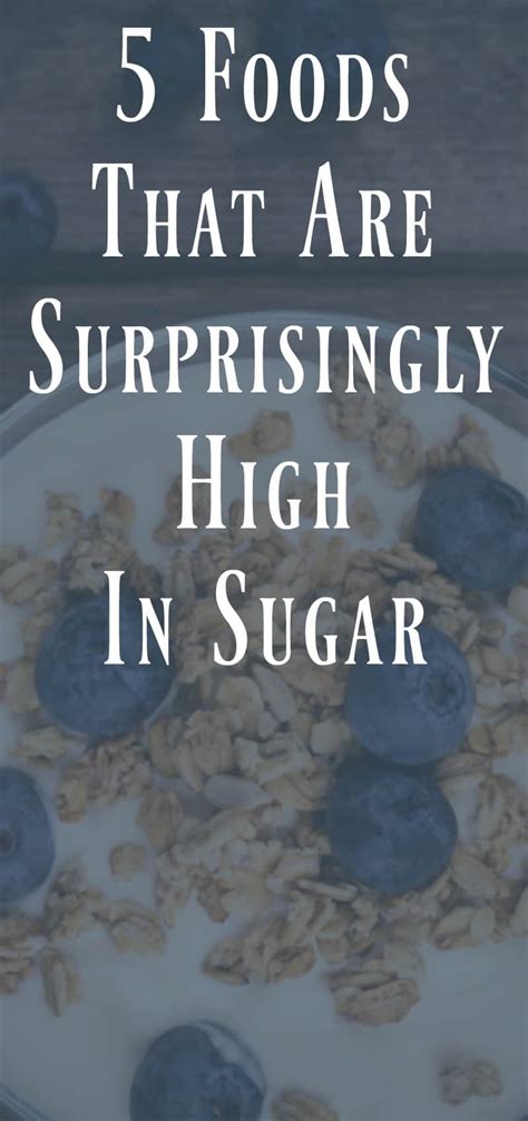 5 Foods That Are Surprisingly High In Sugar Organize Yourself Skinny