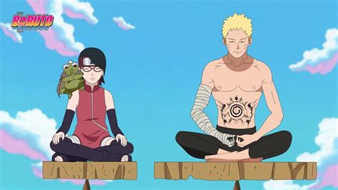 Sarada Usa Modo Sennin Treinando Naruto Uzumaki Boruto YouTube