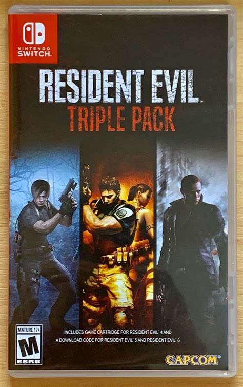 Switch Resident Evil Triple Pack 惡靈古堡 生化危機 456 集 電子遊戲 電子遊戲