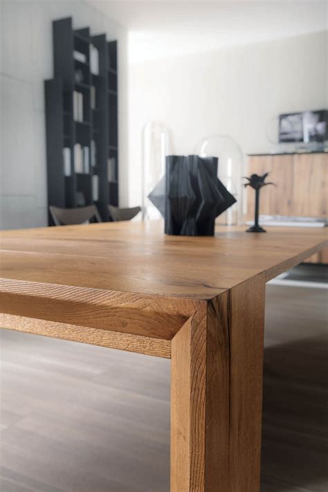 Golia Mesa Consola De Madera By Ozzio Italia Dise O Marco Pozzoli