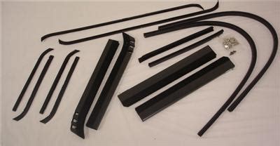 Ford Pickup Truck Door Window Channel Kit W Felt Strip