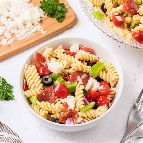 Italian Pasta Salad With Pepperoni