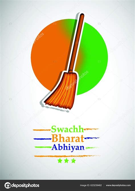 swachh bharat abhiyan clean india mission vector de stock  de