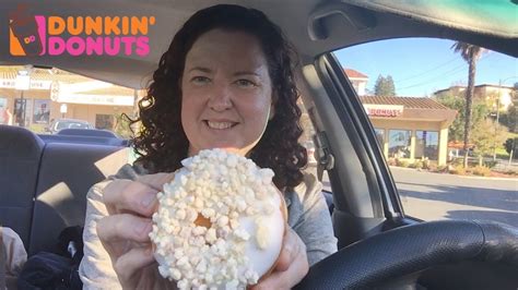 Dunkin Donuts Frosted Sugar Cookie Donut Review Youtube