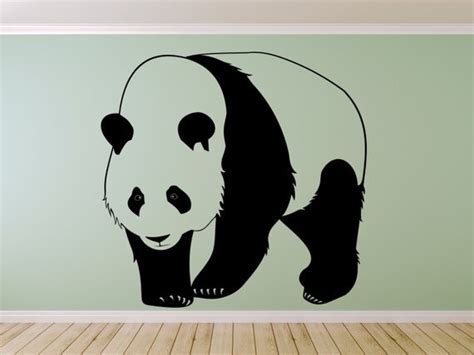 Panda Bear Vinyl Wall Sticker Decal Art Any Colour And A