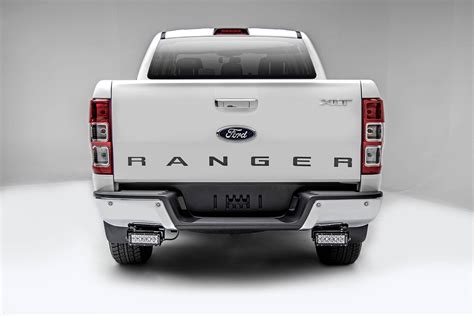 2015 2018 Ford Ranger T6 Rear Bumper Led Kit Incl 2 6 Inch Led Straight Double Row Light