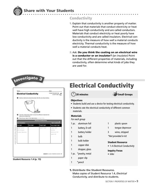 Electrical Conductivity