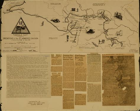 Twelfth Armored Division Scrapbook The Portal To Texas History